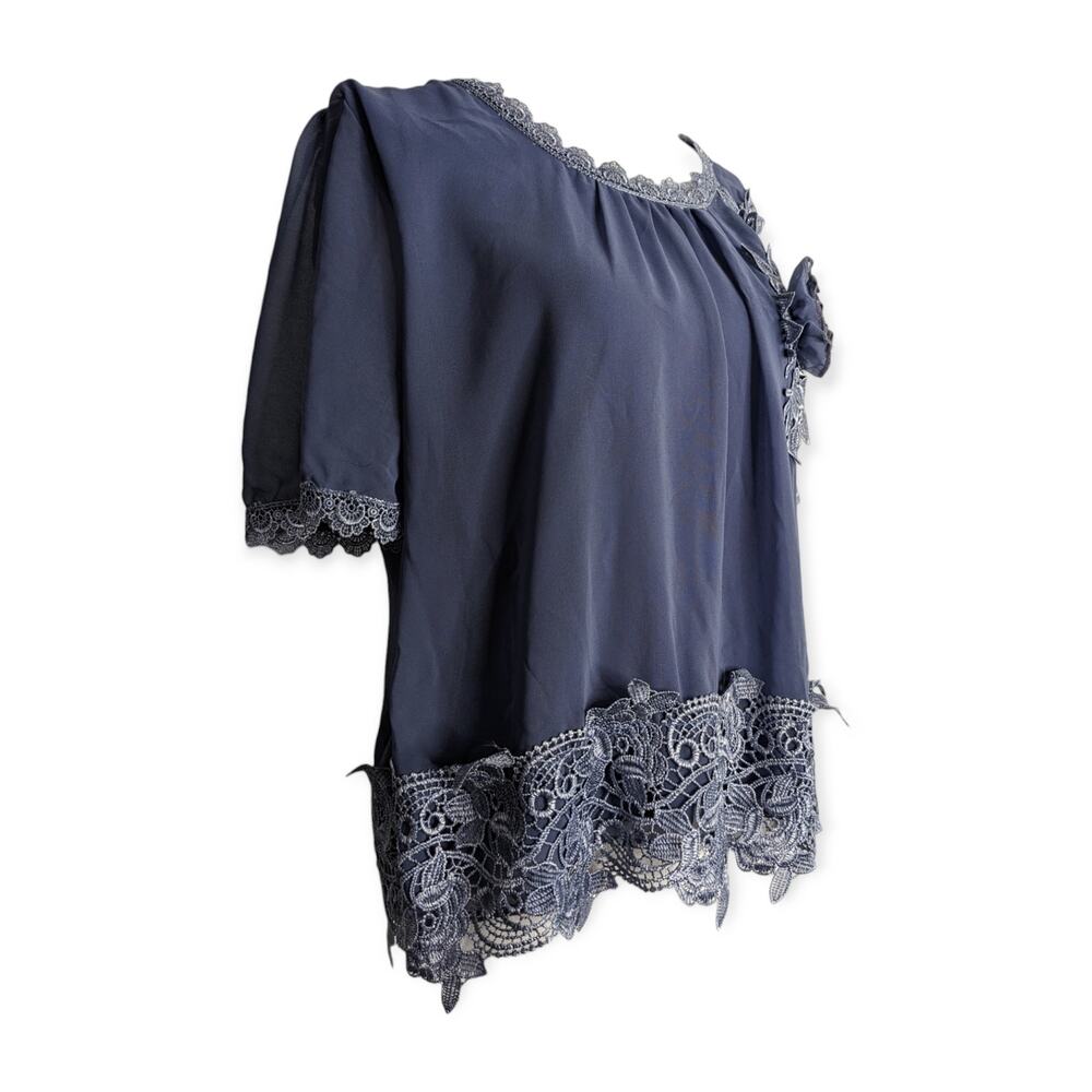 Pretty Angel lace & chiffon blouse - Picture 4 of 8